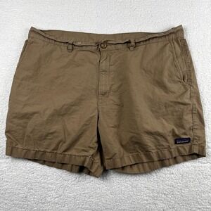PATAGONIA All-Wear Hemp Shorts Men 40 Brown 6" Inseam Lightweight Outdoor Casual